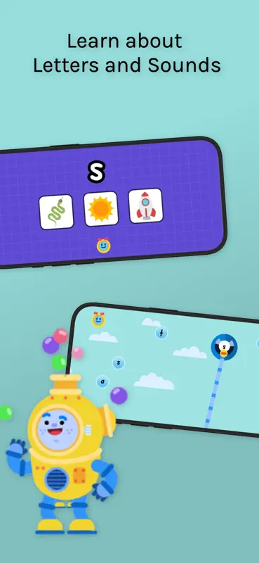 Robot Reading: Kids Learning screenshot 1 of 9
