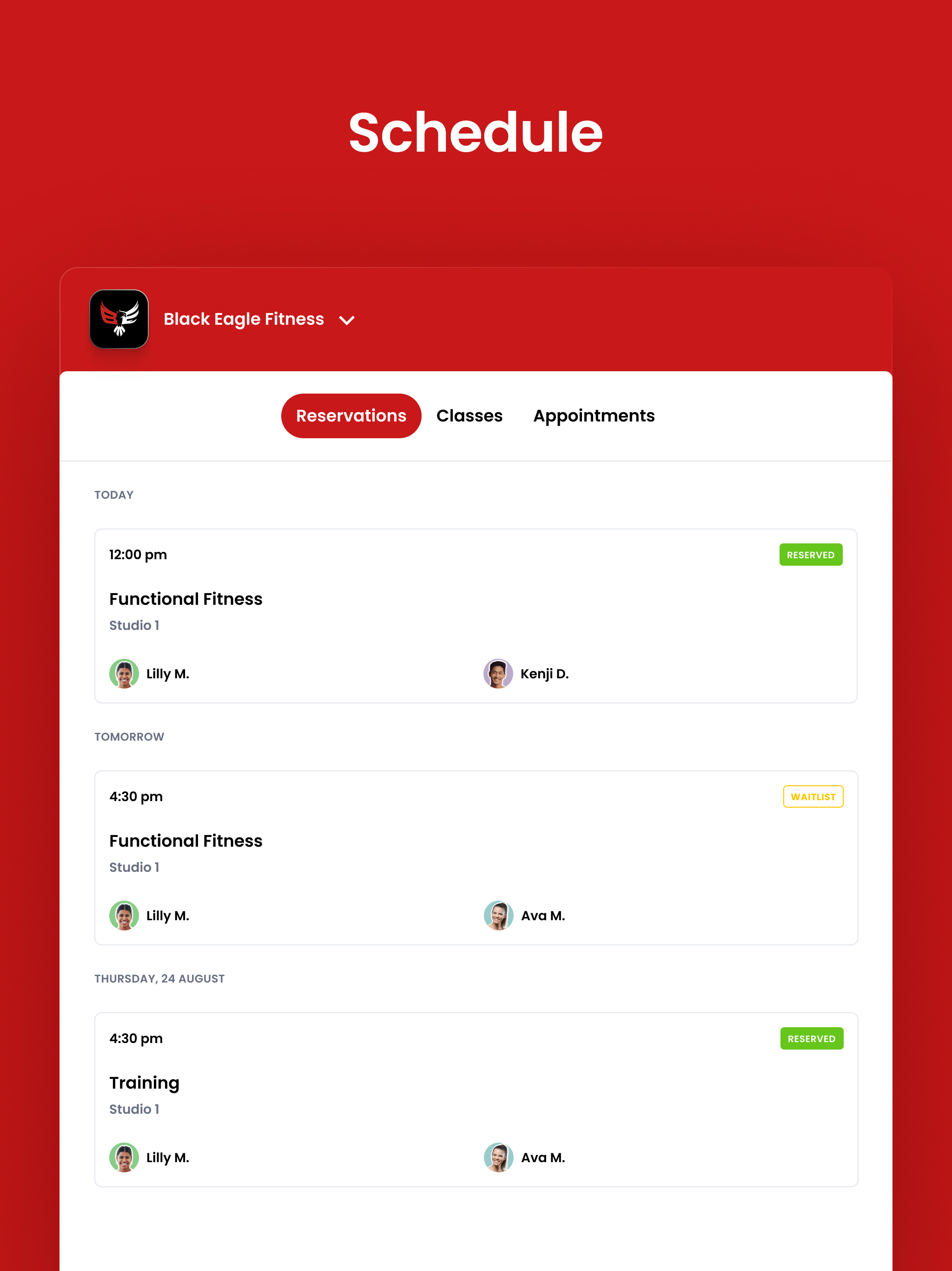Black Eagle Fitness screenshot 8