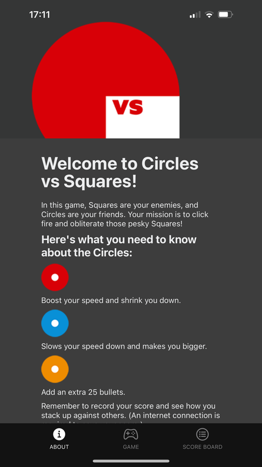 #2. Circles Vs Squares Game (iOS) 由: Aslan Mert Turksoy