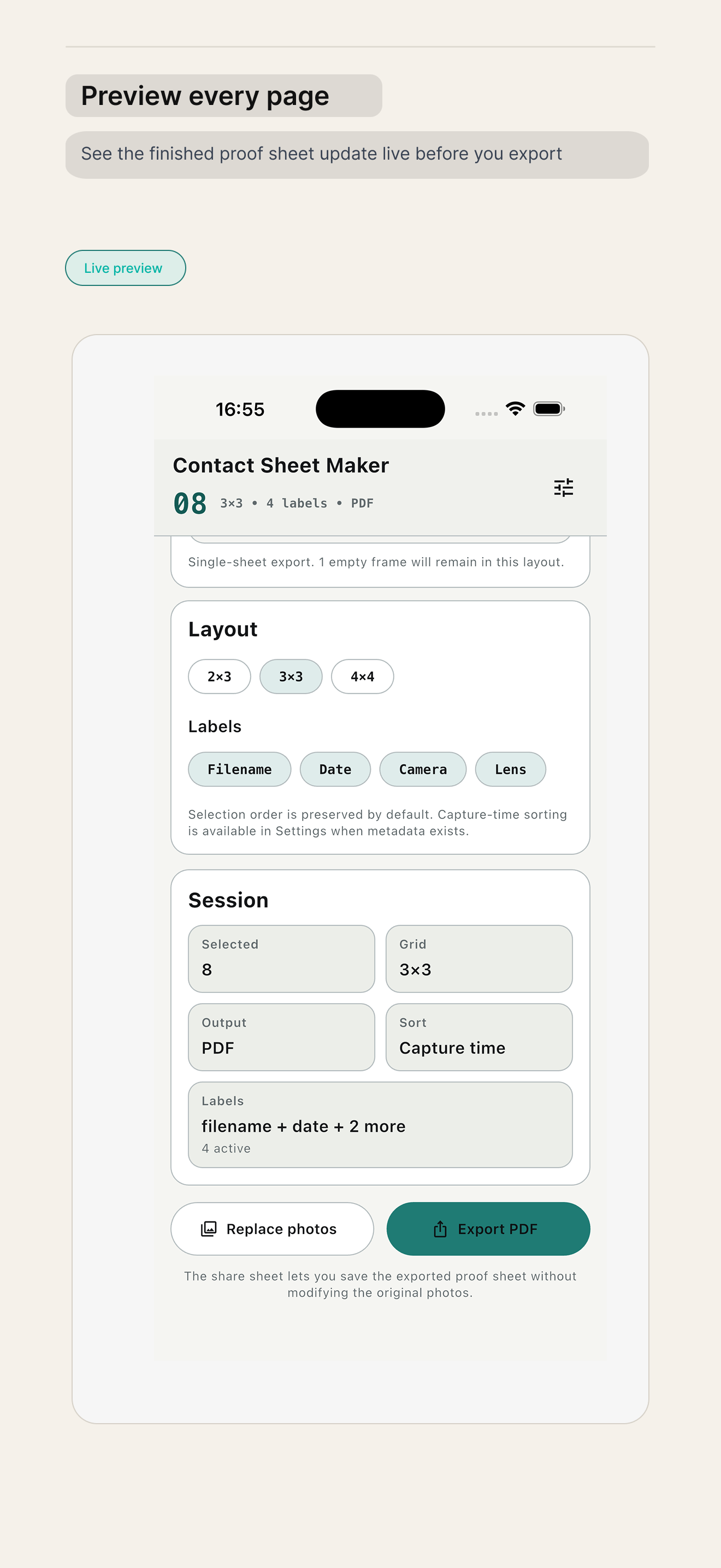 Contact Sheet Maker