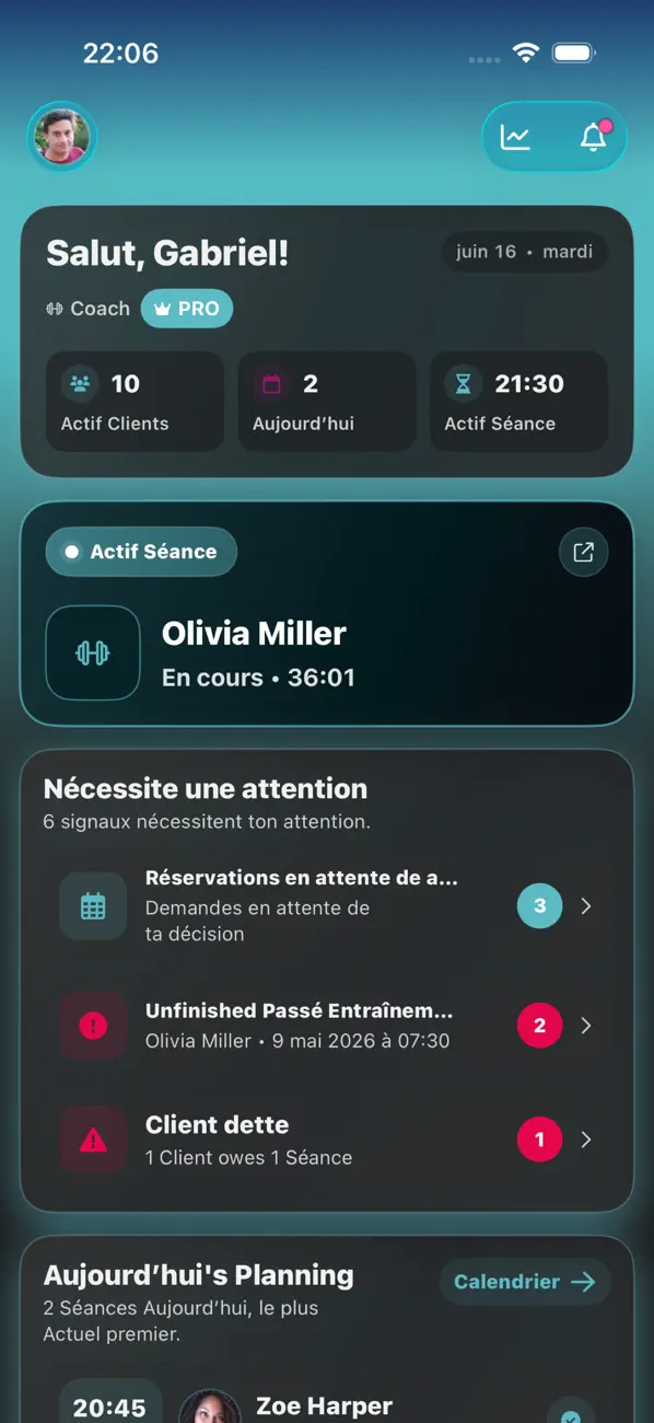 Screenshot #1 pour Coach Assist Gym