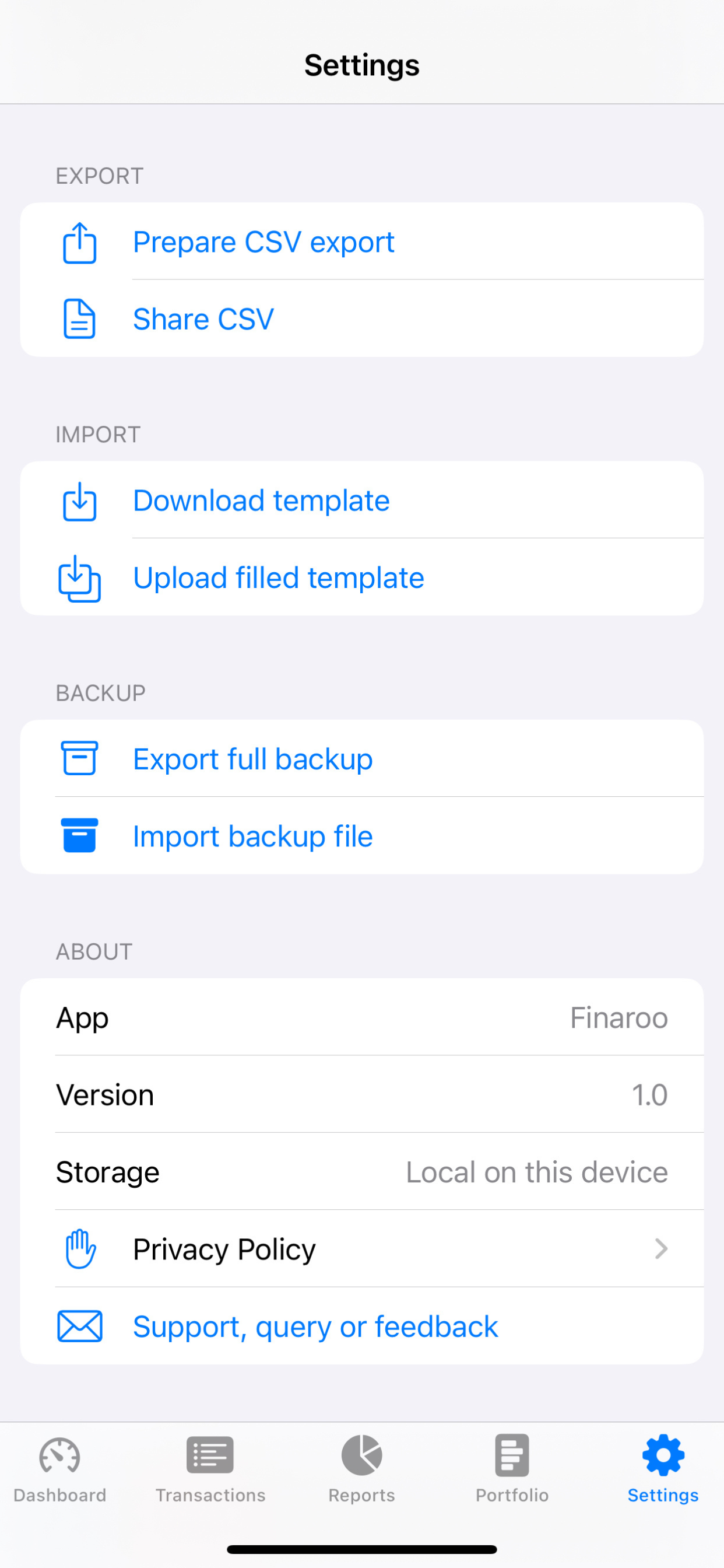 Finaroo Book screenshot 6