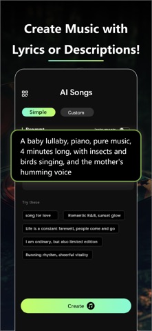 AI Song Generator- Music Maker iPhone screenshot