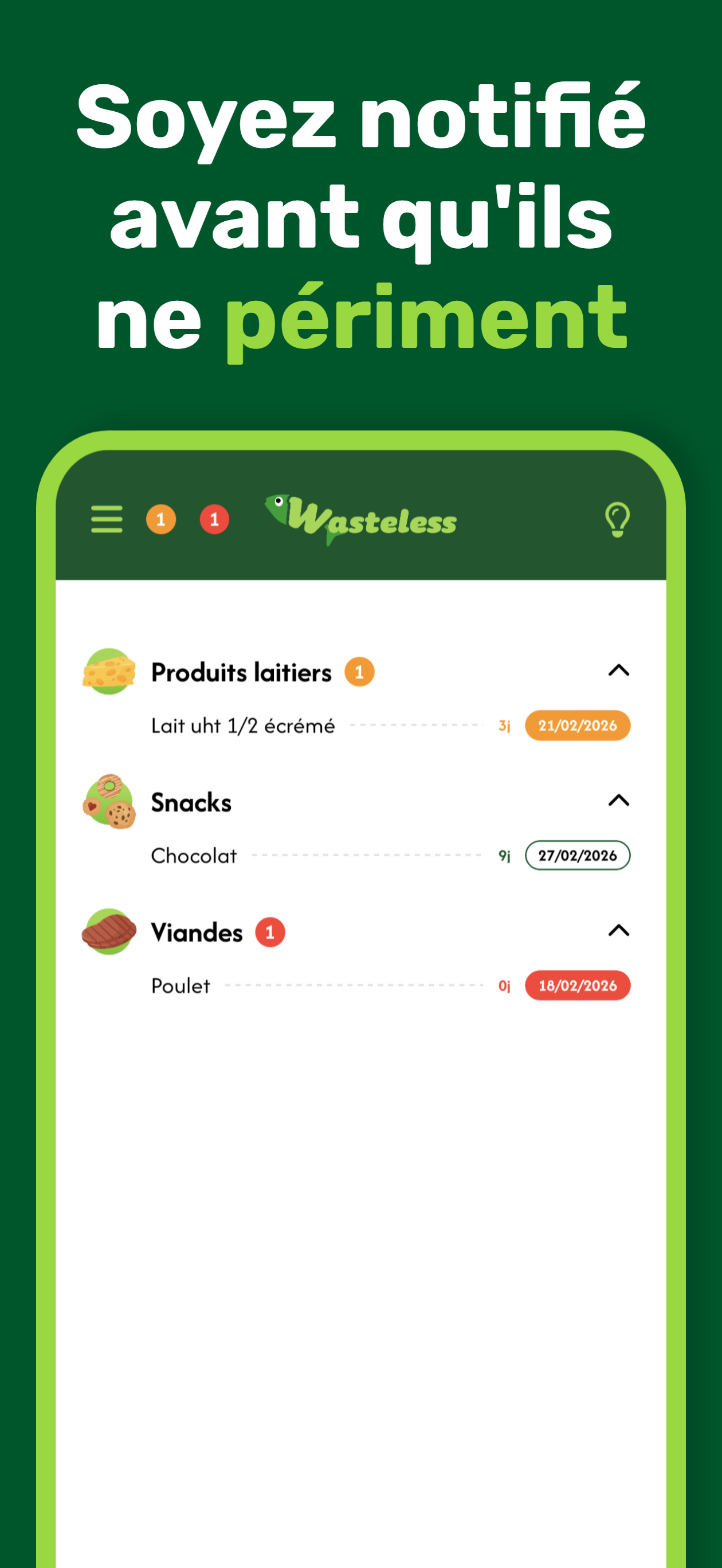 Wasteless - Péremption Tracker screenshot 5