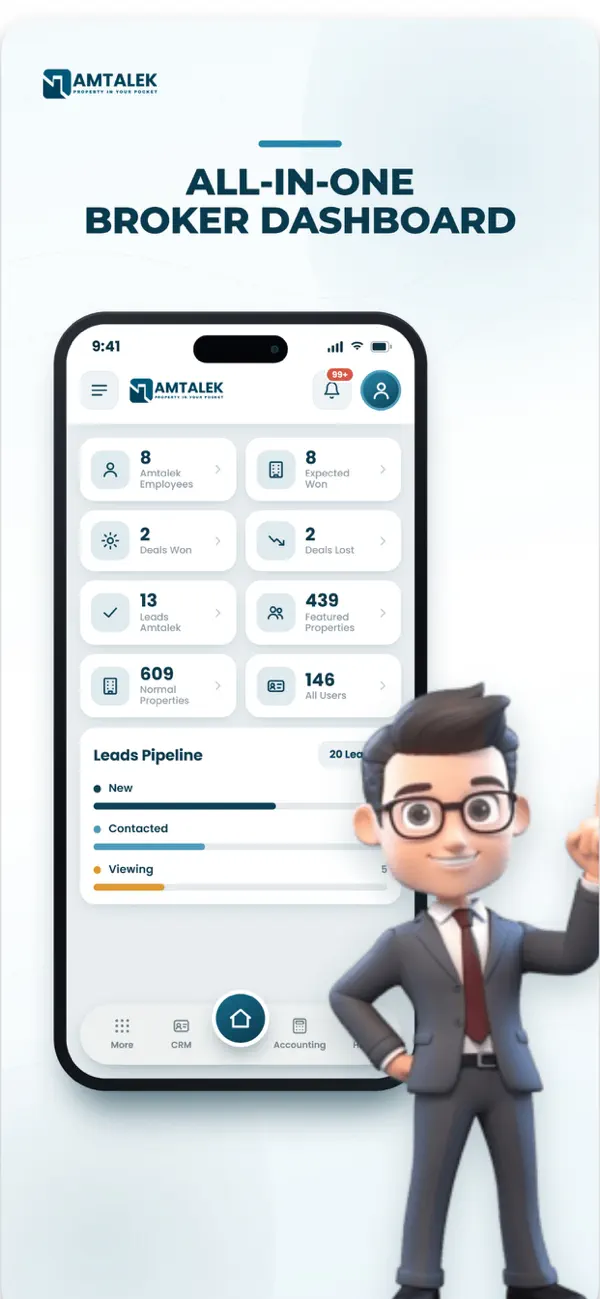 Screenshot #1 pour Amtalek Dashboard