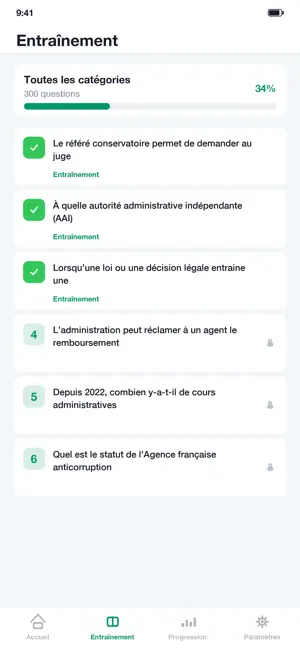 QCM Attaché Territorial Droit screenshot 2
