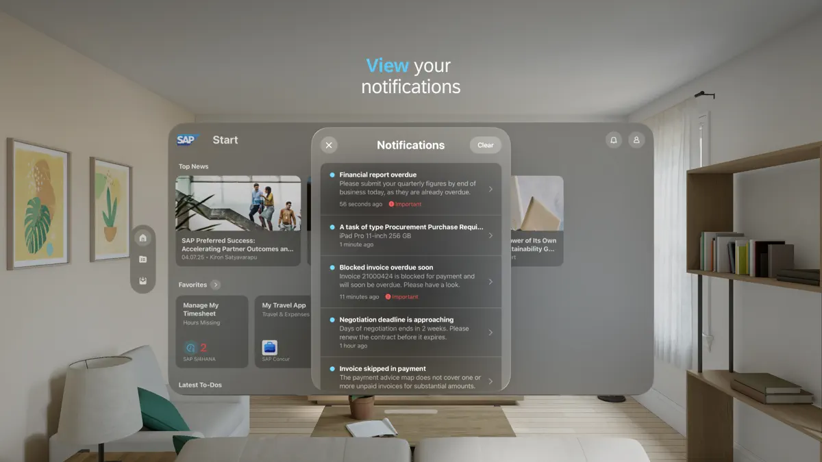 SAP Mobile Start screenshot 5