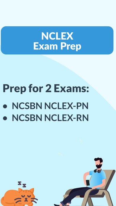 NCLEX PN RN Exam Prep 2026 iPhone screenshot 1 - Education app