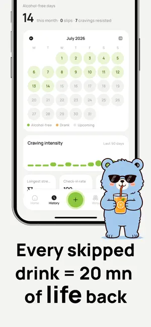 SoberBear: Quit Drinking screenshot 2
