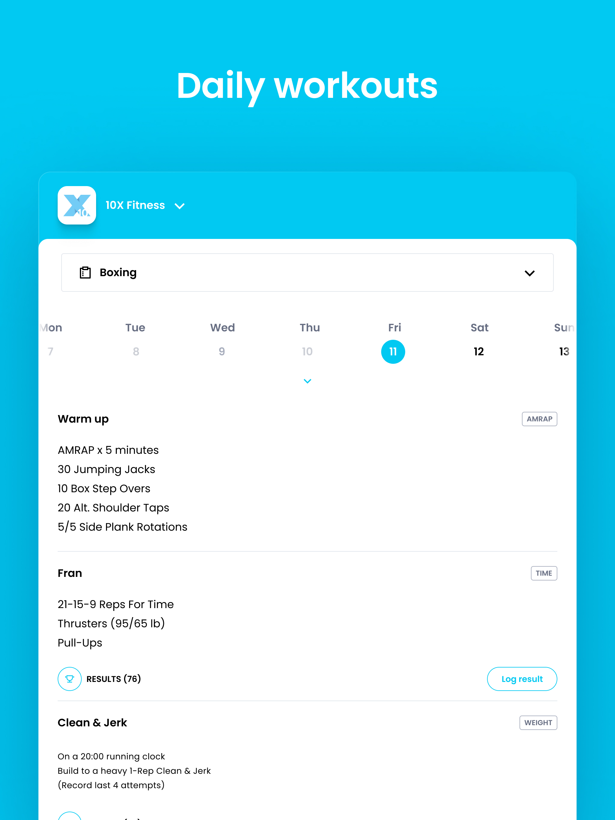 10X Fitness screenshot 9