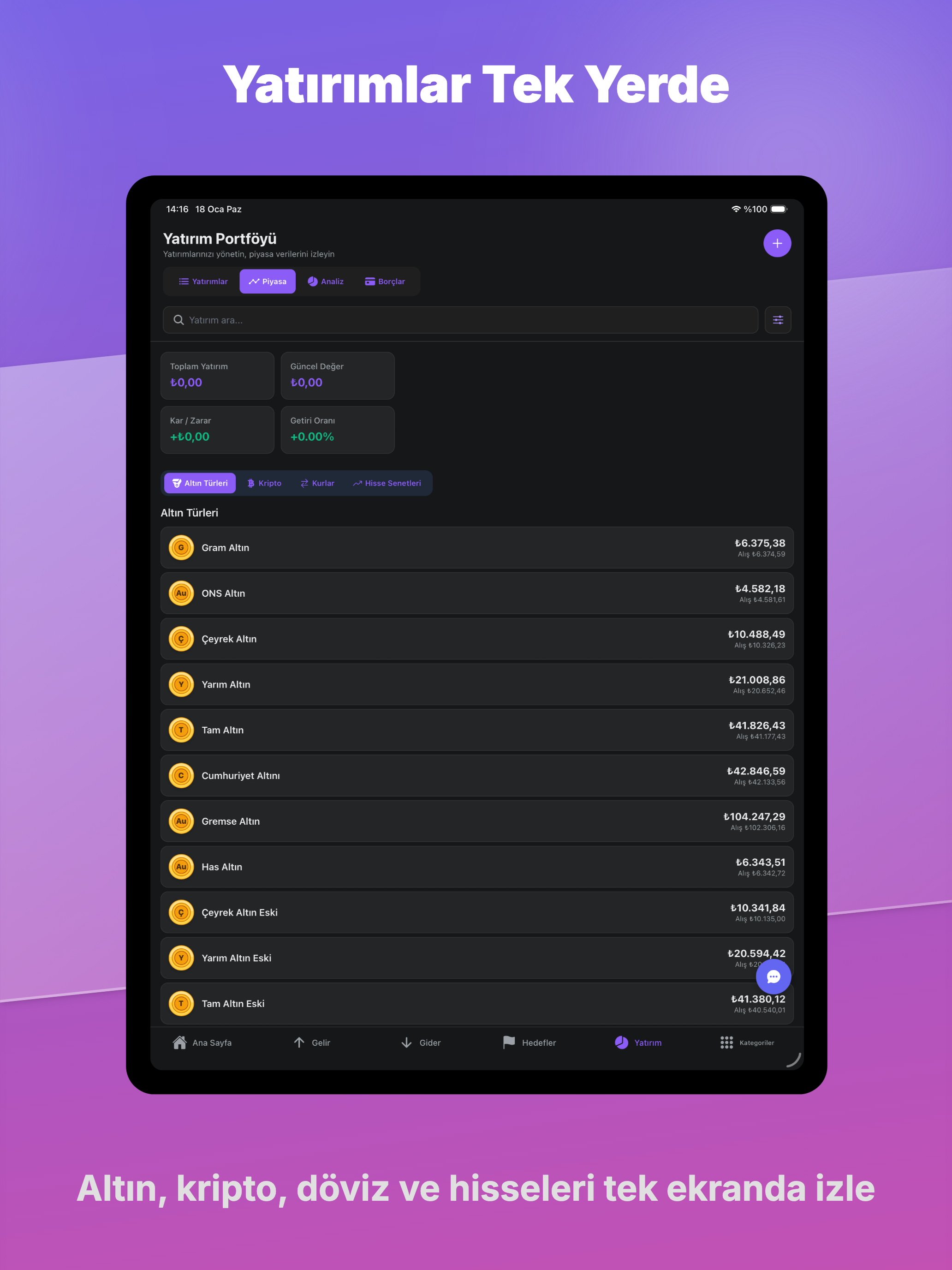 Inex – Gelir Gider Takip