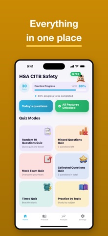 HSA CITB Safety Test Prep Screenshot 2 of 6