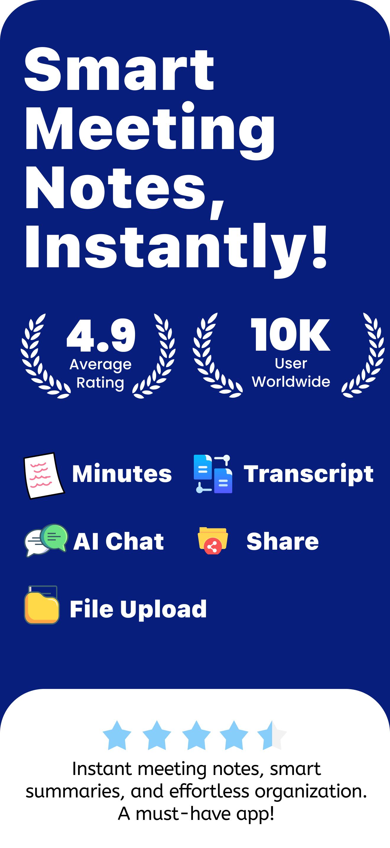 MinuteWise: AI Note Taker