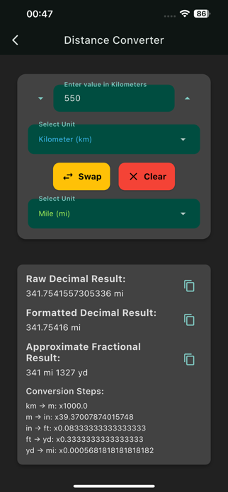 Omega Unit Converter Screenshot 7 of 7