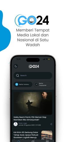 Go24 - Baca Berita Indonesia iPhone screenshot 6