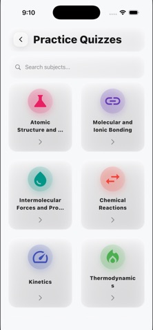 AP Chemistry Practice Pro iPhone screenshot