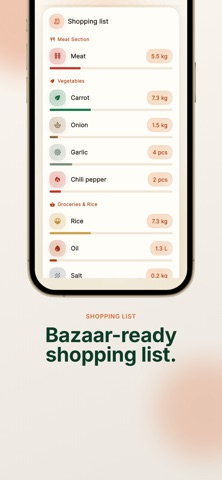 Osh Qancha Plov Calculator screenshot
