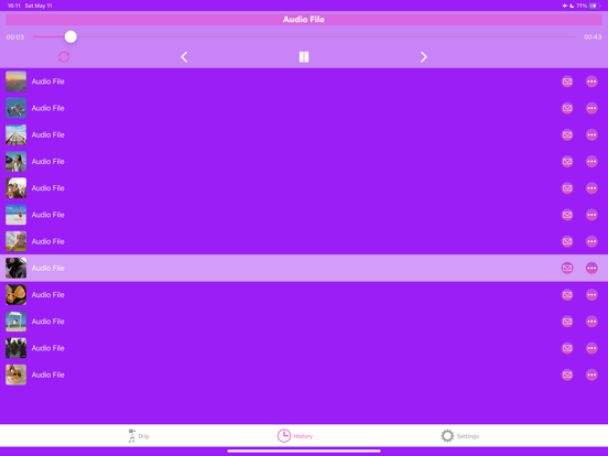 Screenshot #4 pour MDrip - Convert Video To Audio