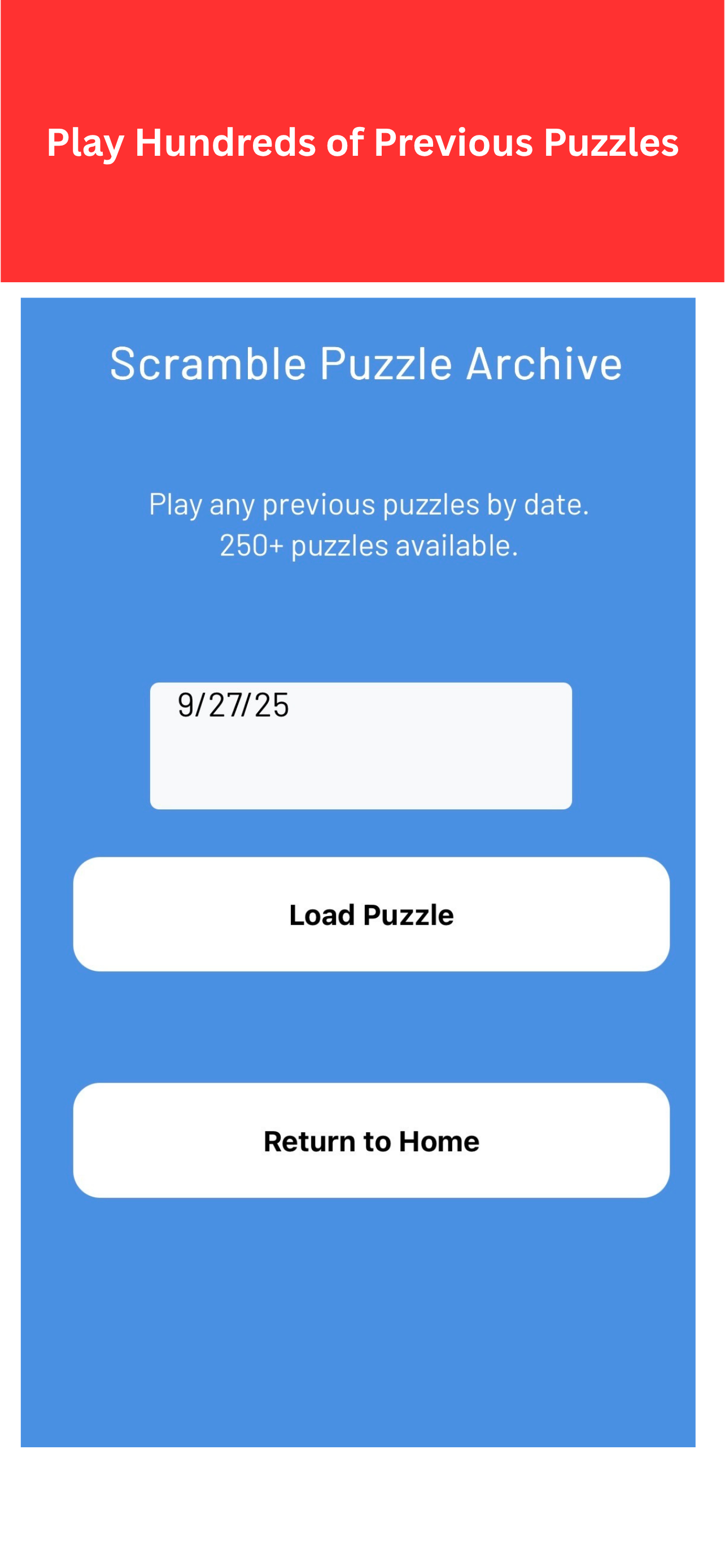 Scramble Daily screenshot 5