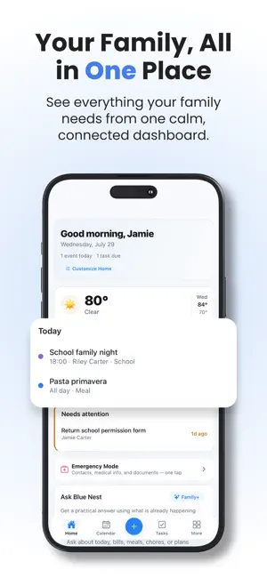 Blue Nest Family Hub screenshot 1