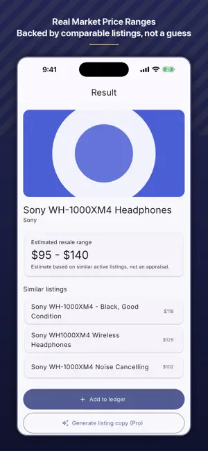 PriceLens - Resale Value Scan screenshot 2