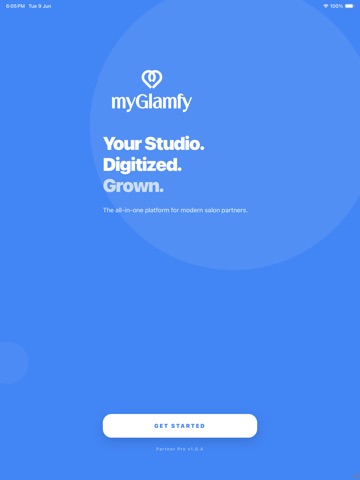 MyGlamfy - Partner iPad screenshot