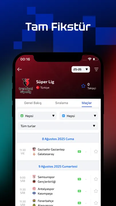 AiScore - Canlı Skor Sonuçları iPhone Ekran Görüntüsü 5