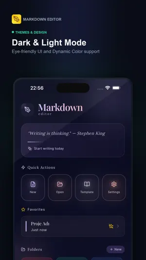 Markdown Editor: Write & PDF screenshot 1