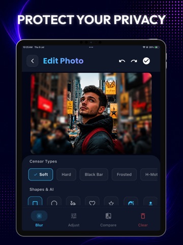 Blur Photos Videos iPad screenshot