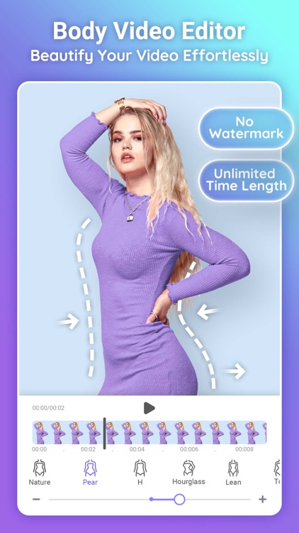 PrettyUp- AI Body Editor Video screenshot-0