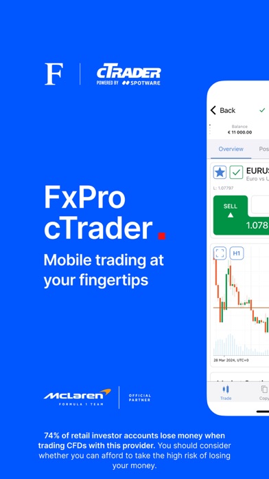 Screenshot #1 pour FxPro cTrader