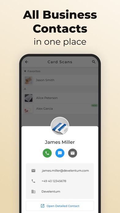 Digital Business Card - Cardz Screenshot