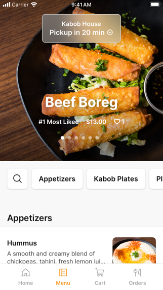 Kabob House To Go app screenshot 2