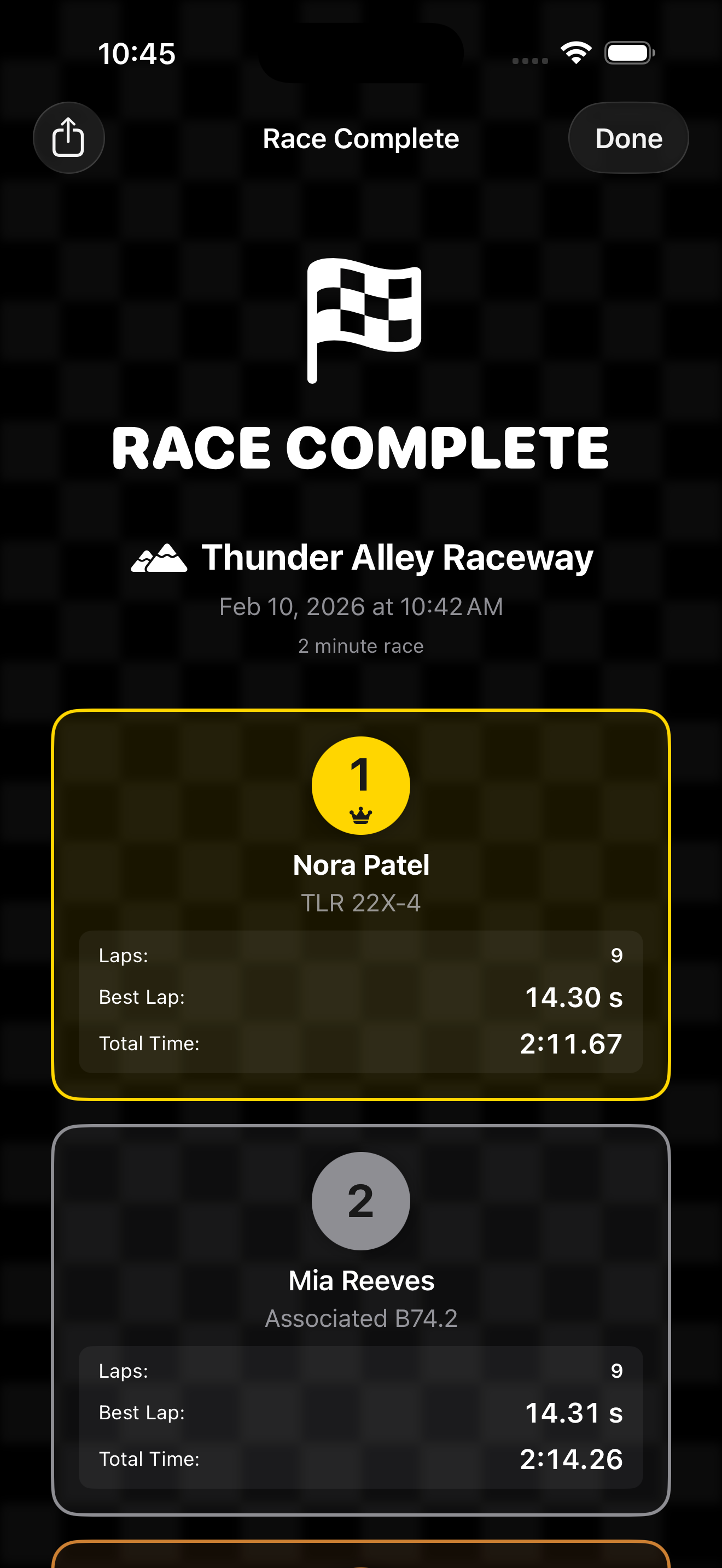 Marshal - Casual Race Manager screenshot 2