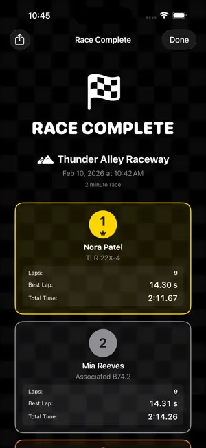 Marshal - Casual Race Manager screenshot 2
