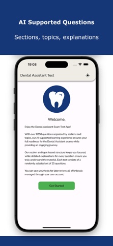 Dental Assistant Exam Test iPhone screenshot