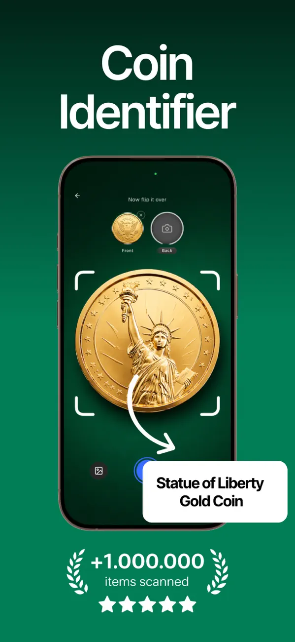 Screenshot #1 pour Coin Scan Identifier & Snap