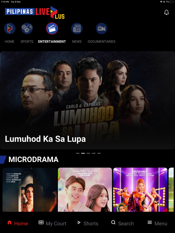 Pilipinas Live Plus iPad screenshot 3 - Sports app