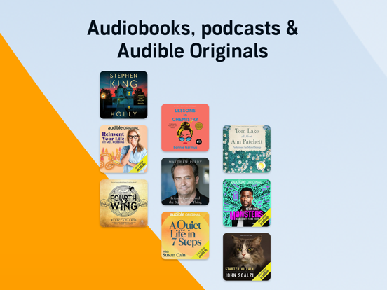 Audible - Amazon Audioboeken iPad app afbeelding 1