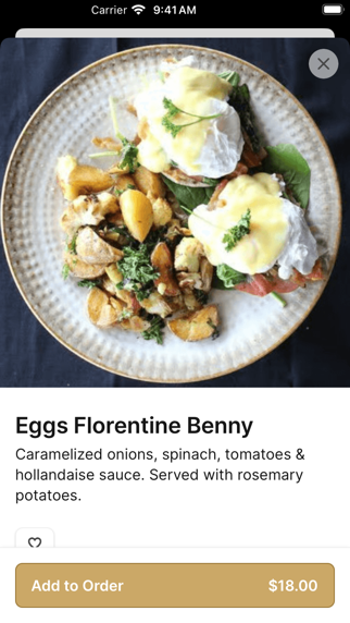 Sage Social Eatery app screenshot 3
