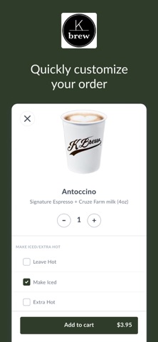 K Brew Coffee & Bagels Screenshot 2 of 4