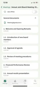 MeetingSuite by Brainloop screenshot #3 for iPhone