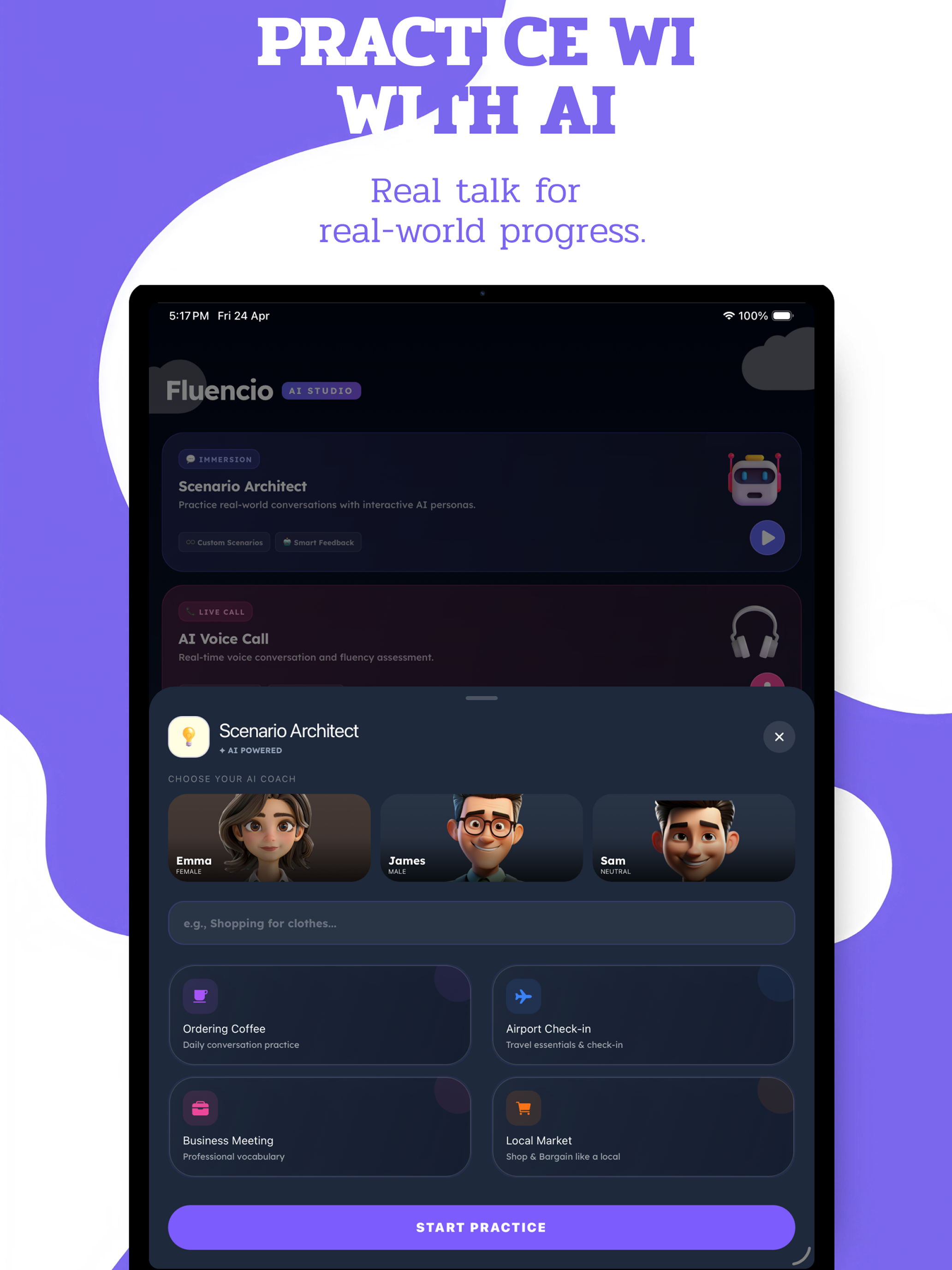 Fluencio: AI Language Learning