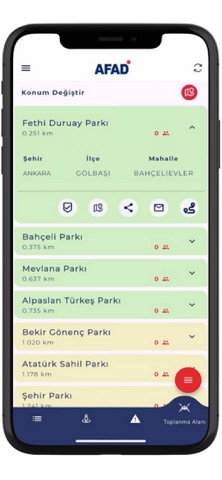 Deprem AFAD screenshot