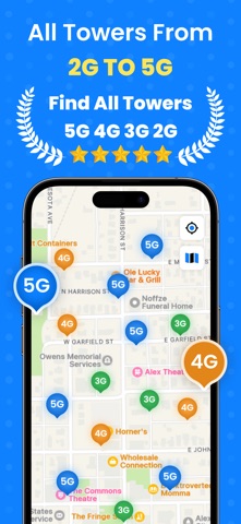 5G/4G Cell Tower Finder Screenshot 1 of 8