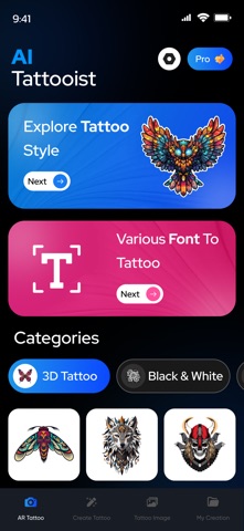 Ai Tattooist : AR Tattoo Art screenshot