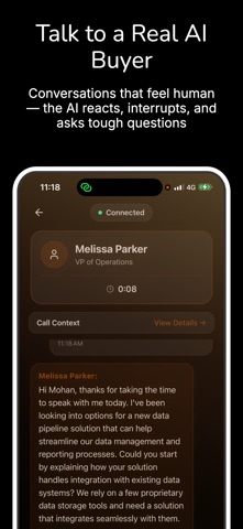 SalesDojo – AI Sales Simulator screenshot