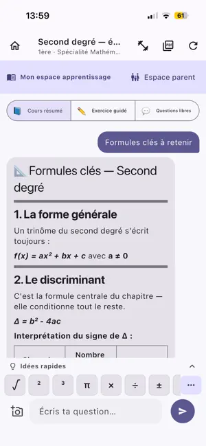 EducAI : aide aux devoirs IA screenshot 1