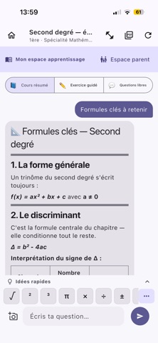 EducAI : aide aux devoirs IA screenshot