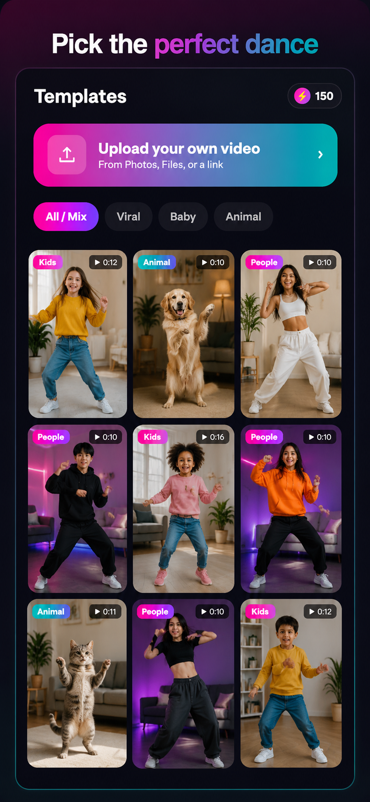 AI Dance: Generator Video